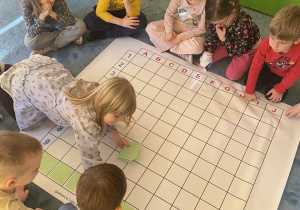 kodowanie na dywanie- kwiaty