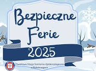 Bezpieczne Ferie- Powiatowa Stacja Sanitarna