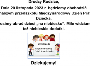 Międzynarodowy Dzień Praw Dziecka